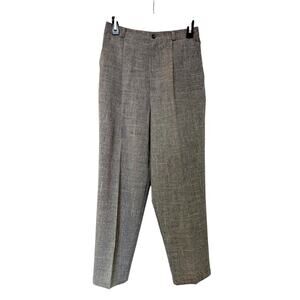 Briggs Petite Dress Pants Womens 10P Gray High Rise Straight Career Work